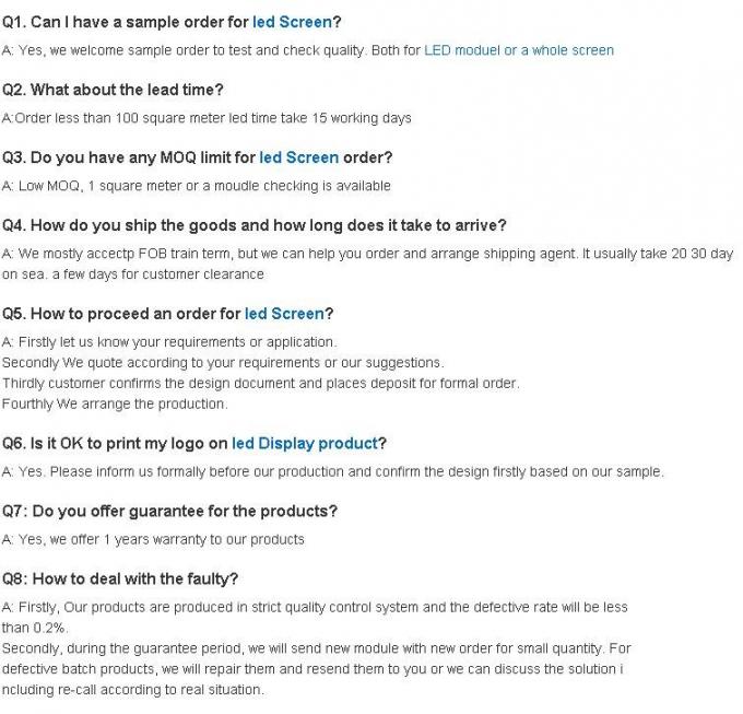 وحدة Muen P10 الخارجية SMD RGB LED 1/4scan 28