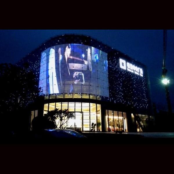 شاشة عرض ليد شفافة خارجية مخصصة P10 10